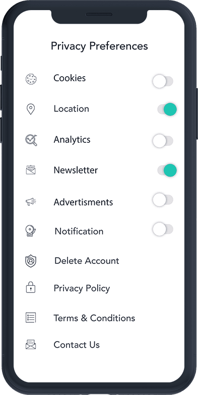 users consent to track activity