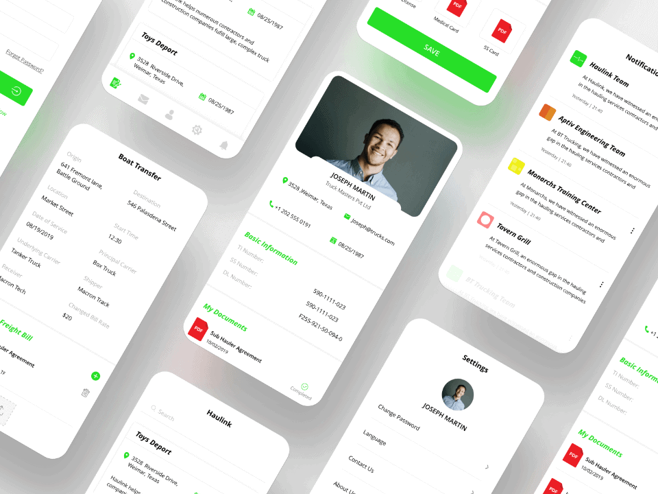 Platform for Truck Drivers