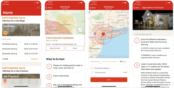 Red Cross Mobile App