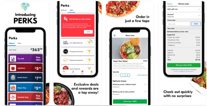 Design Guidelines for Grubhub App