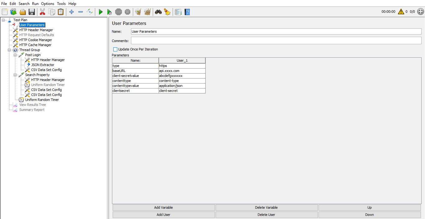 Preparing Load Test Script, Load testing with JMeter