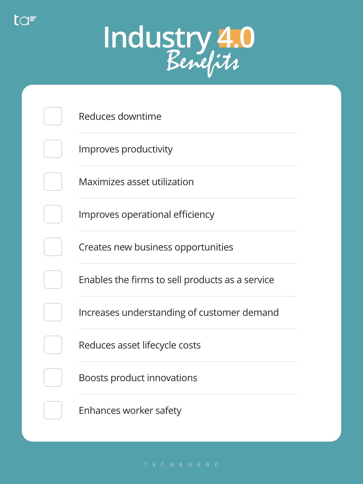 Benefits of Industry 4.0