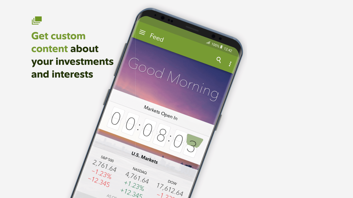 Fidelity Investments App UI-UX