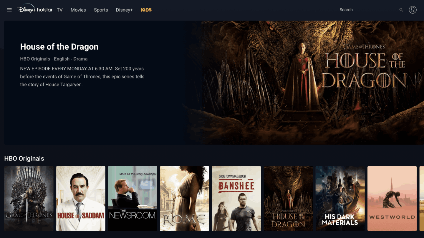 DisneyHotstar, Disney+Hotstar App