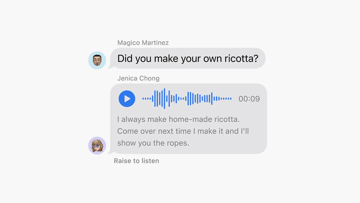 Audio Message Transcription with iOS 17