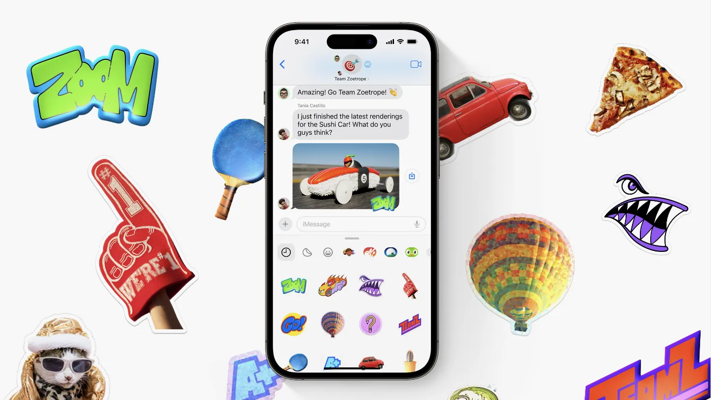 iOS 17 Stickers