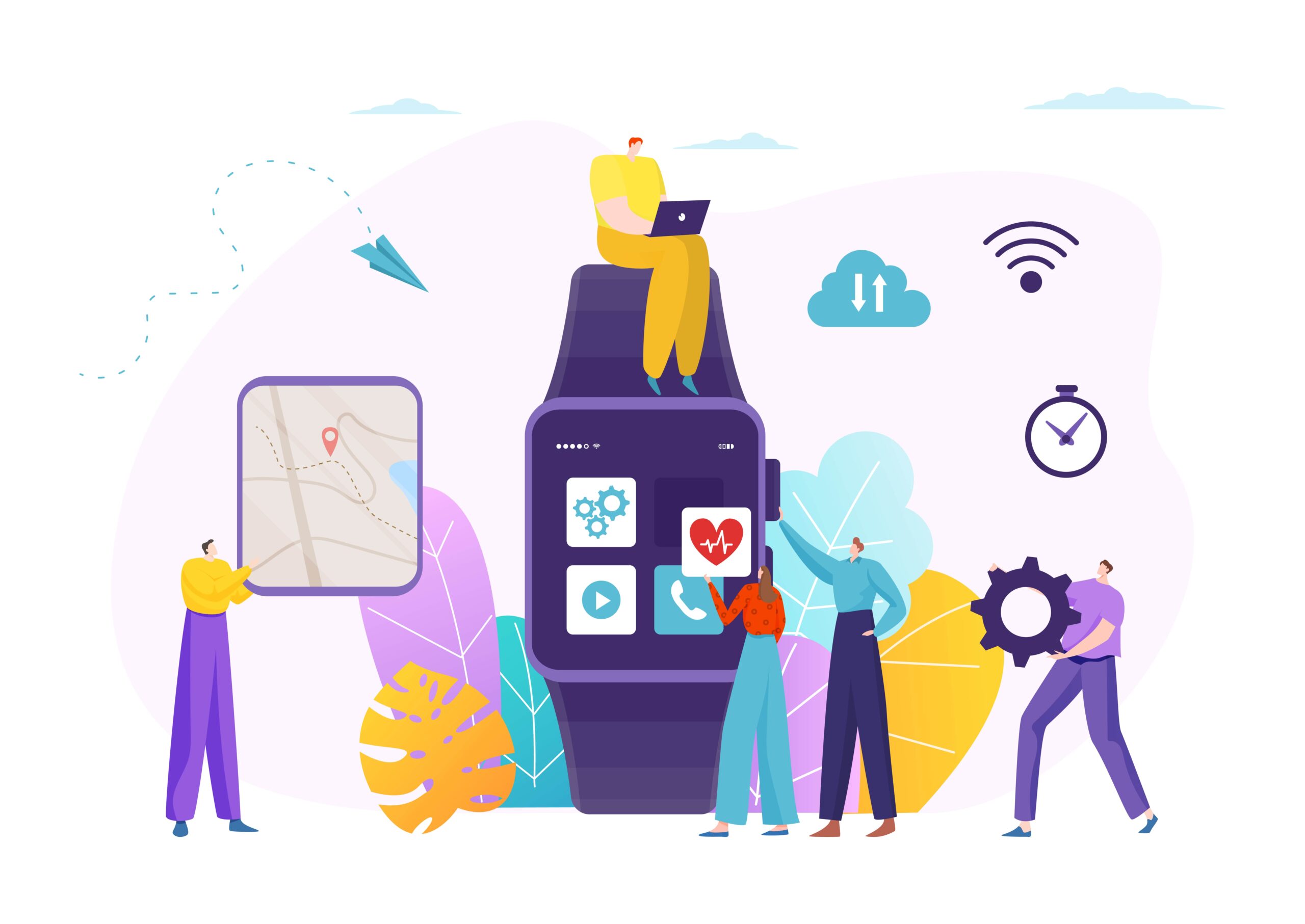 top wearable app development companies app development process
