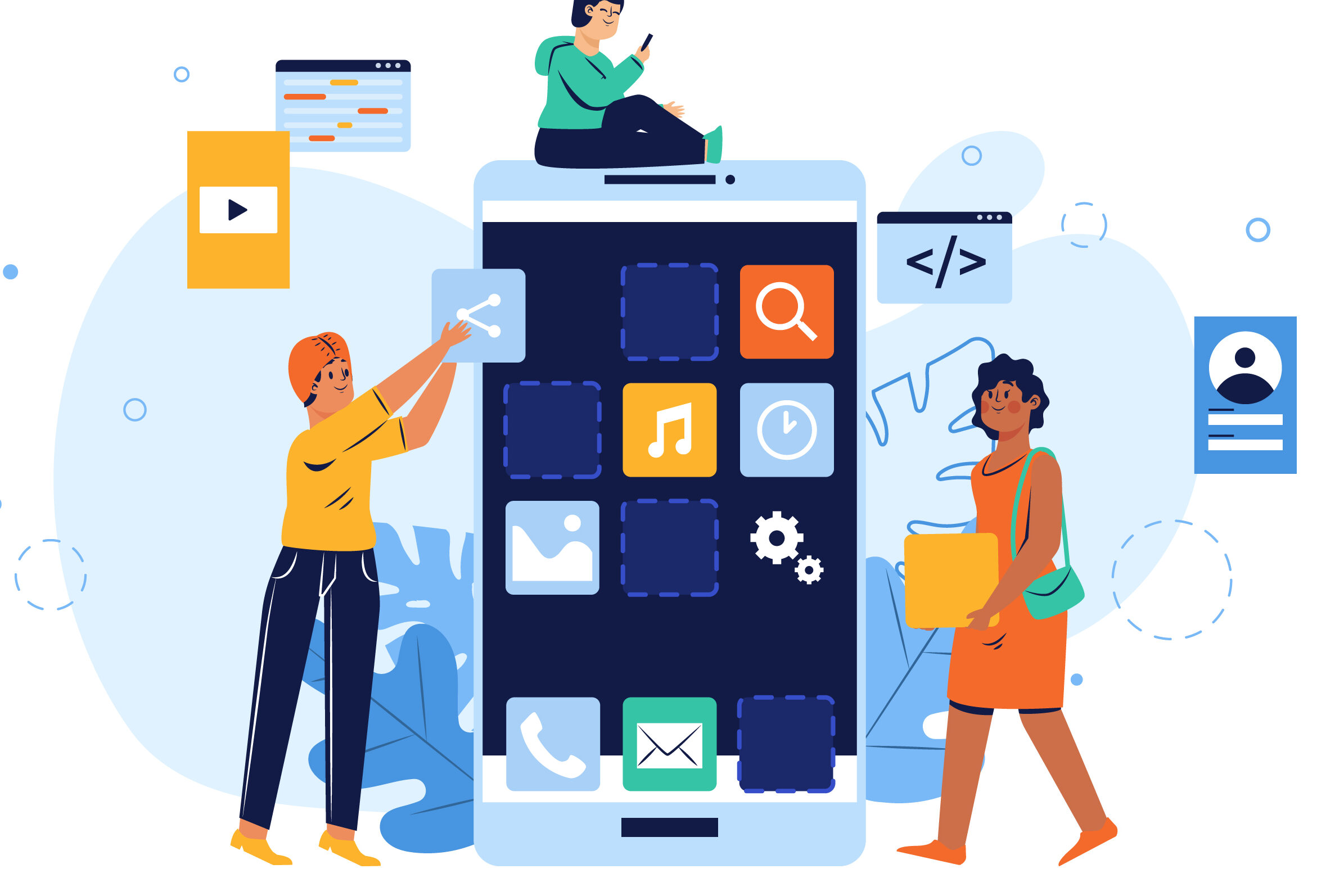 application development process coding