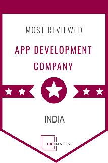 Most Reviewed App Development Company - Award by Manifest for the Most Number of Client Reviews