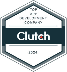 Top App Development Company - Award by Clutch for Top App Developers