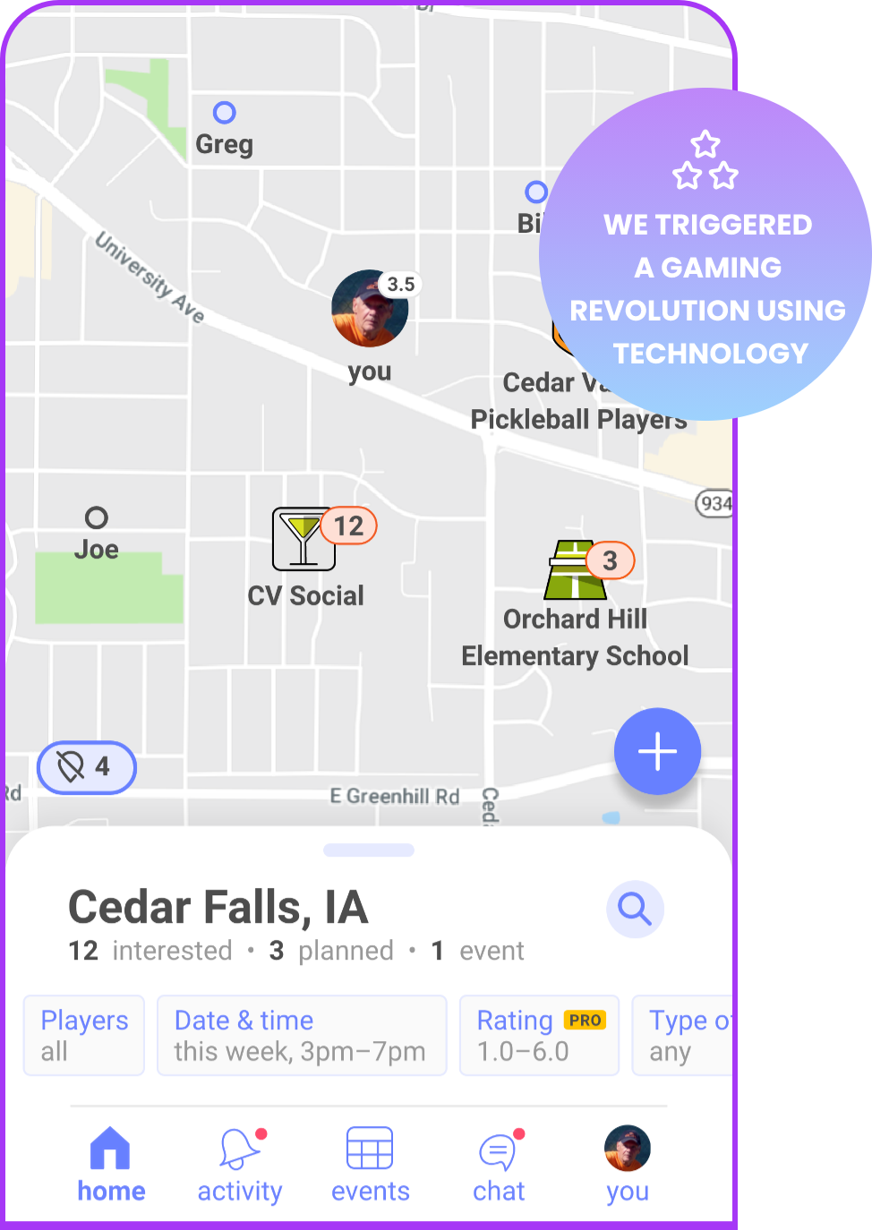 Sports app development