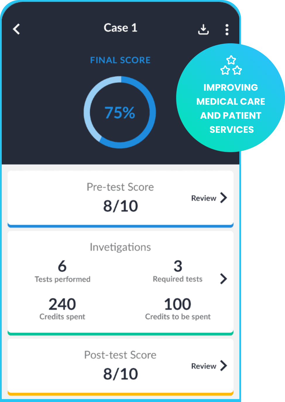 Healthcare App development Screen