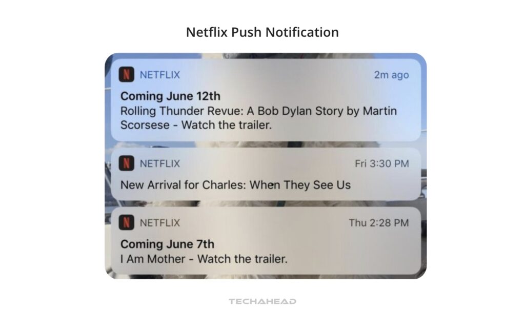 Netflix Push Notification